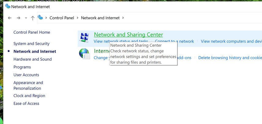 network and sharing